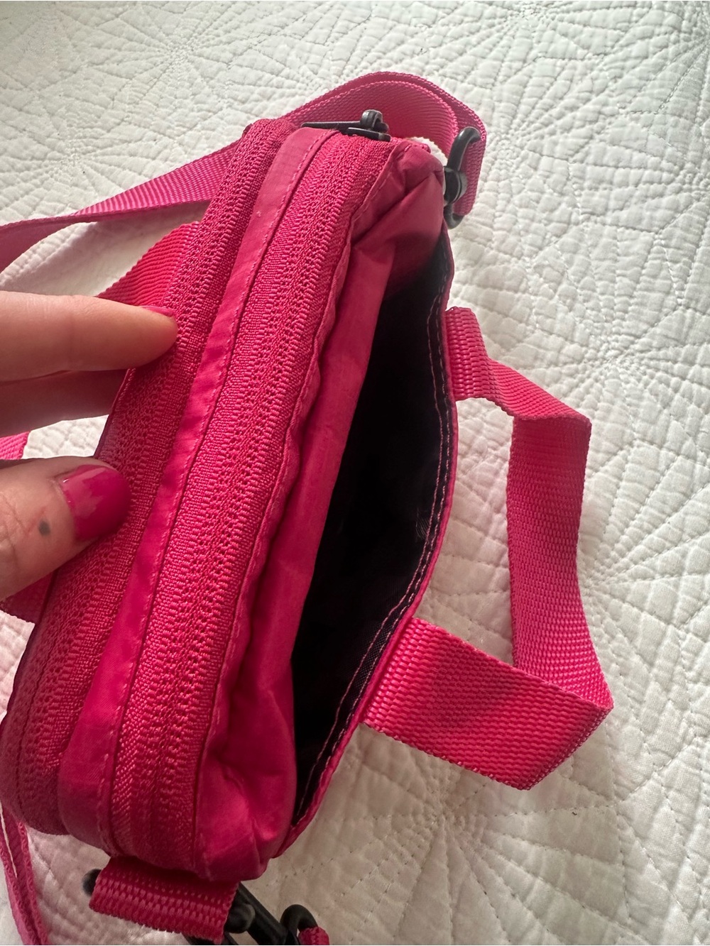 Vans Women‘s Pink Block Wallet Crossbody Bag - Picture 5 of 11